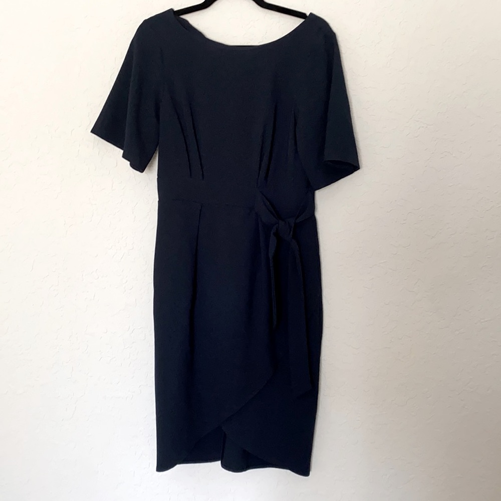 ASOS Closet Navy Midi Dress